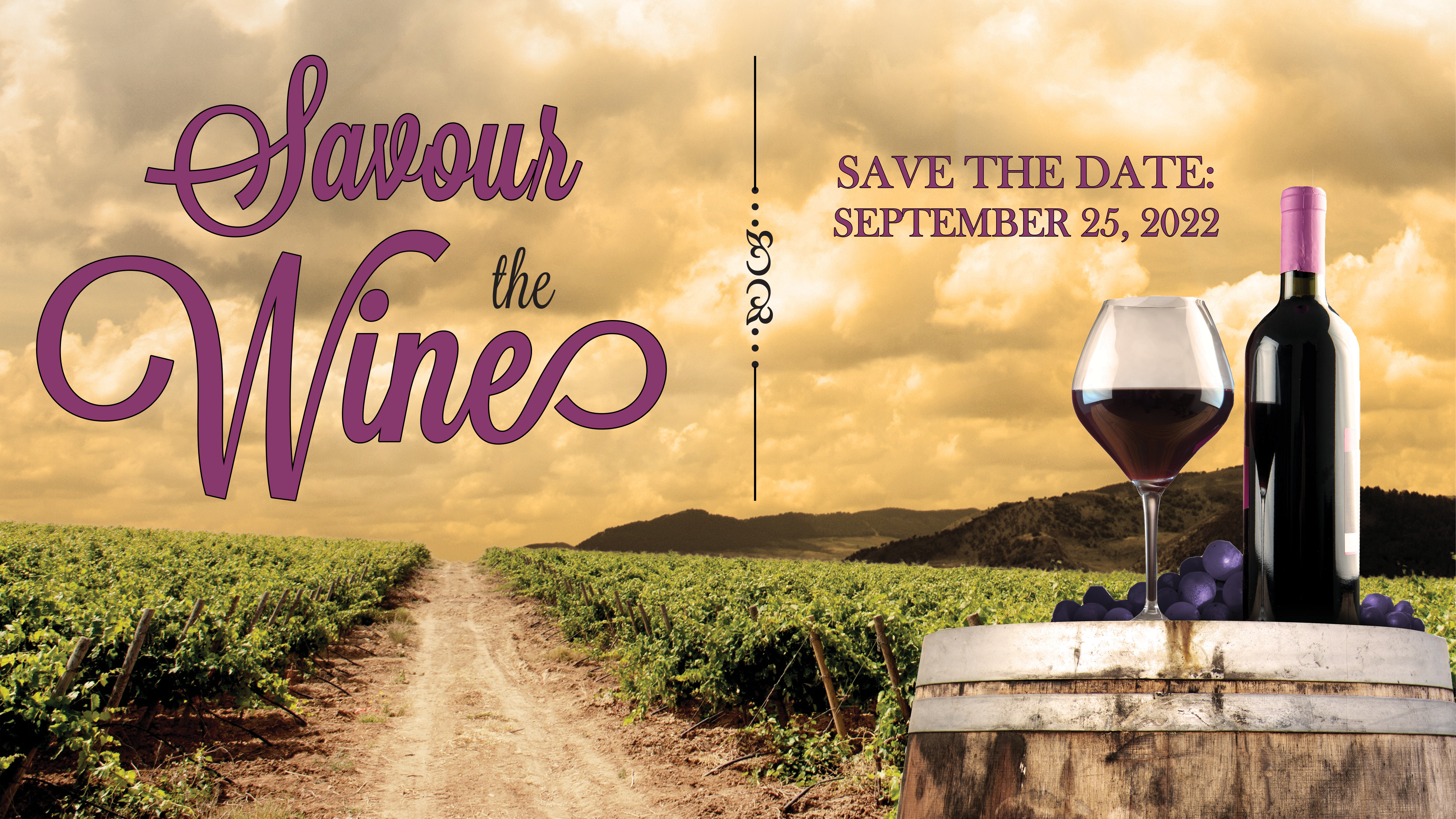 Savour the Wine Save the Date